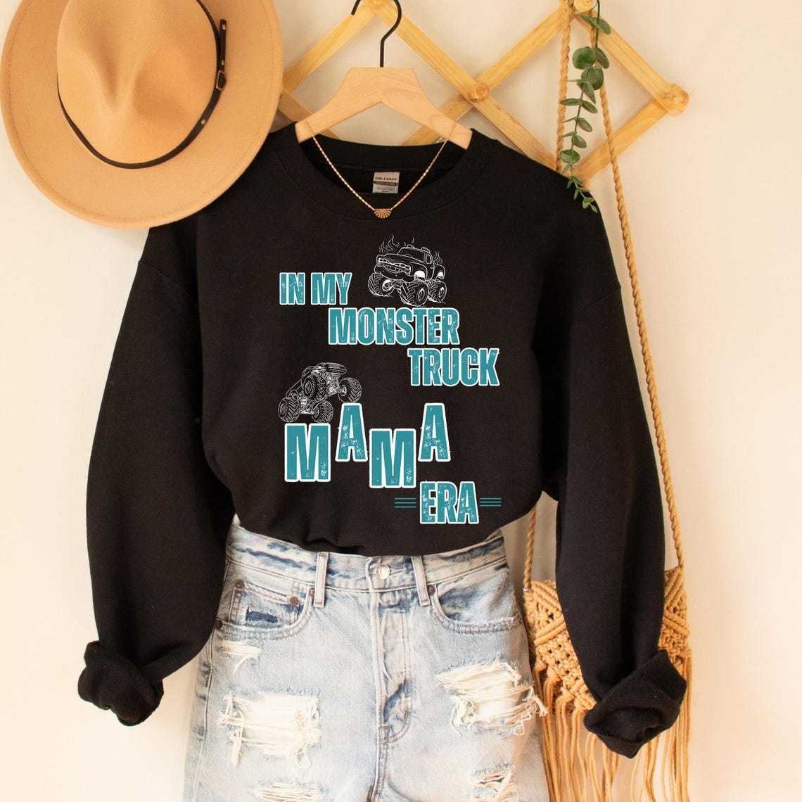 In My Monster Truck Mama Era Sweatshirt