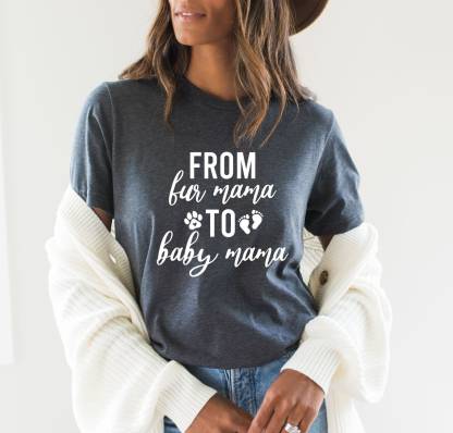From Fur Mama To Baby Mama Shirt