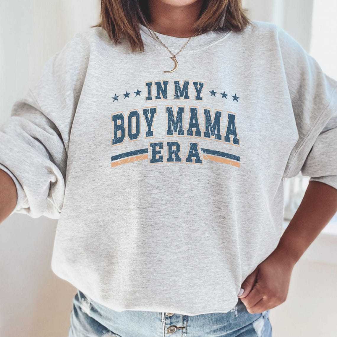In My Boy Mama Era Boy Mama Sweatshirt
