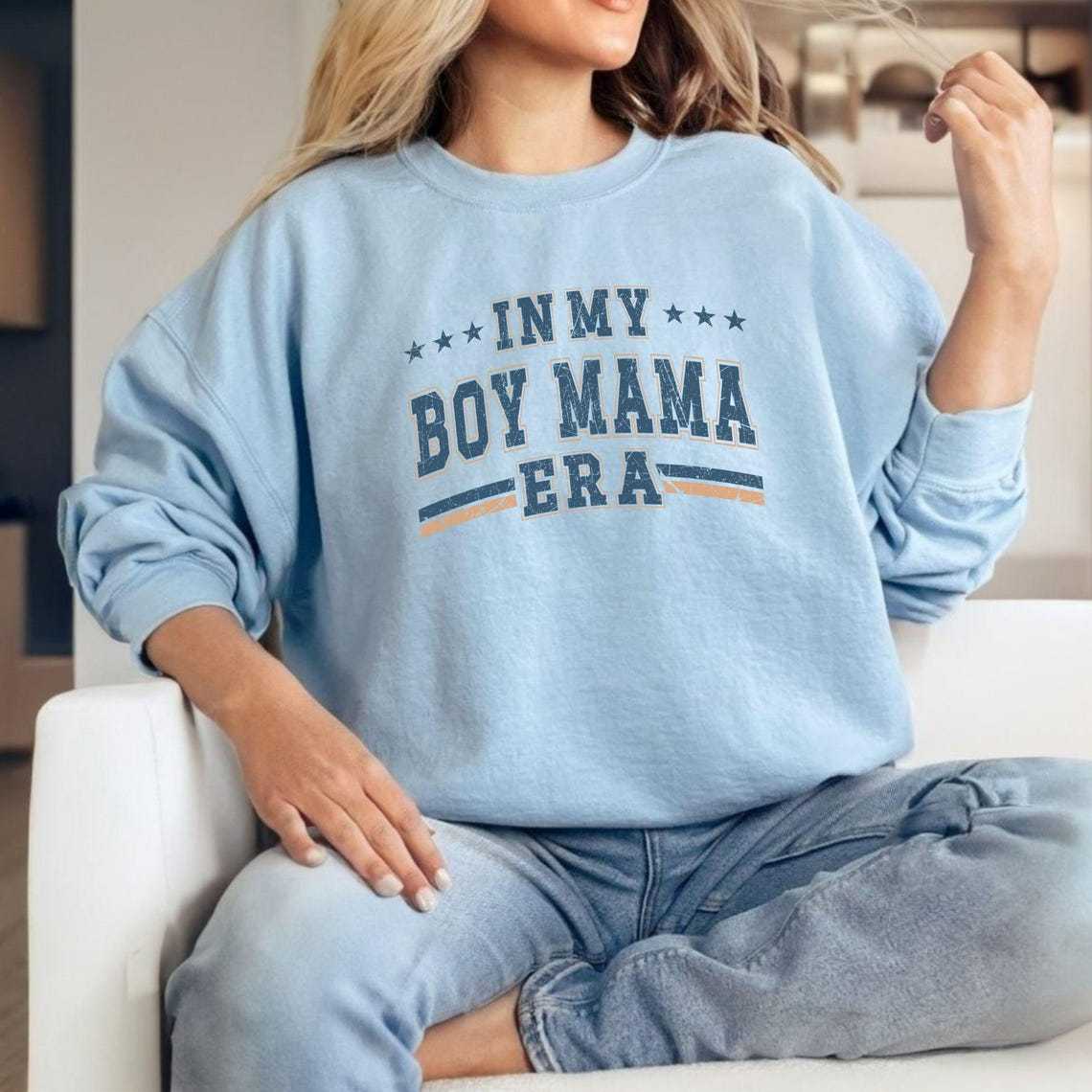 In My Boy Mama Era Boy Mama Sweatshirt