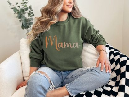 Mom crew neck sweatshirt