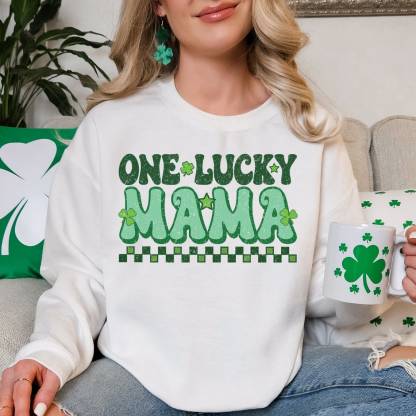 One Lucky Mama Sweaters