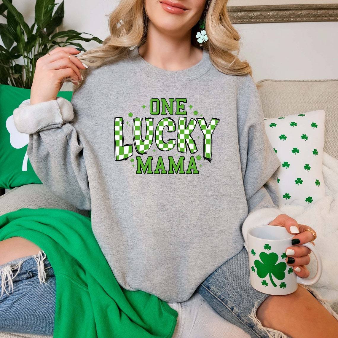 One Lucky Mama Sweatshirt