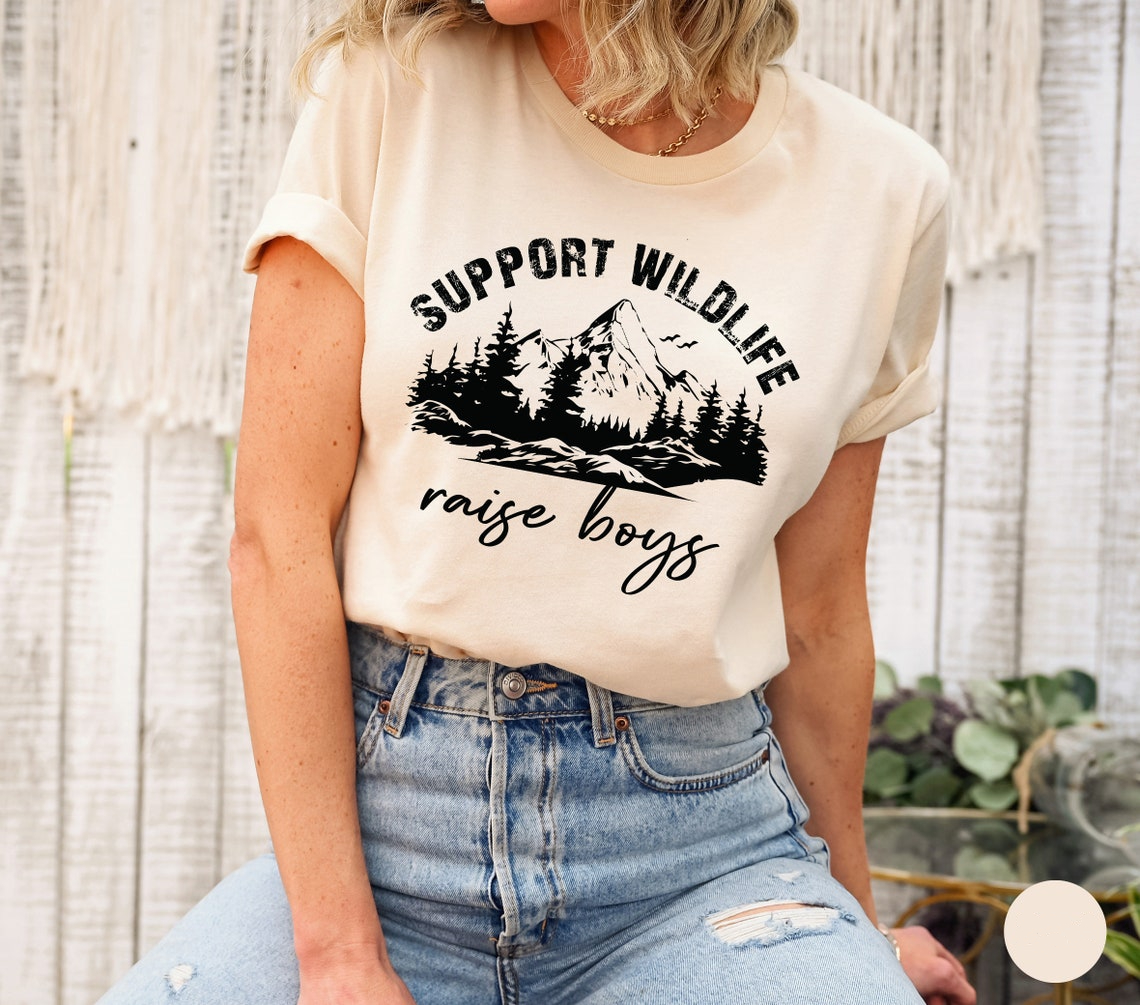 Support Wildlife Raise Boys Shirt