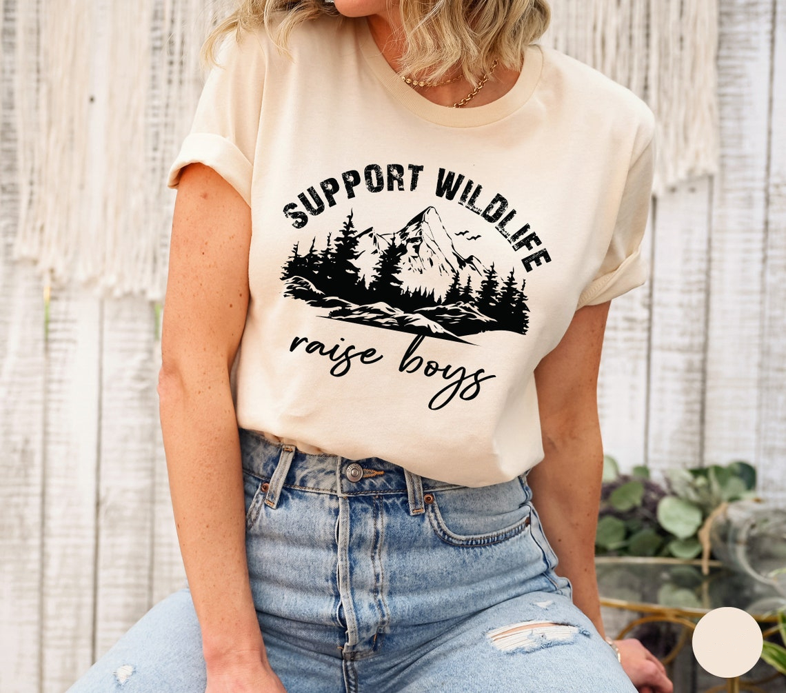 Support Wildlife Raise Boys Shirt