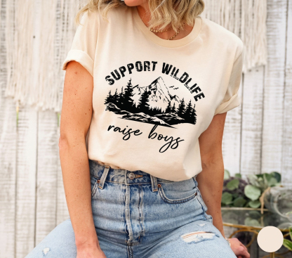 Support Wildlife Raise Boys Shirt