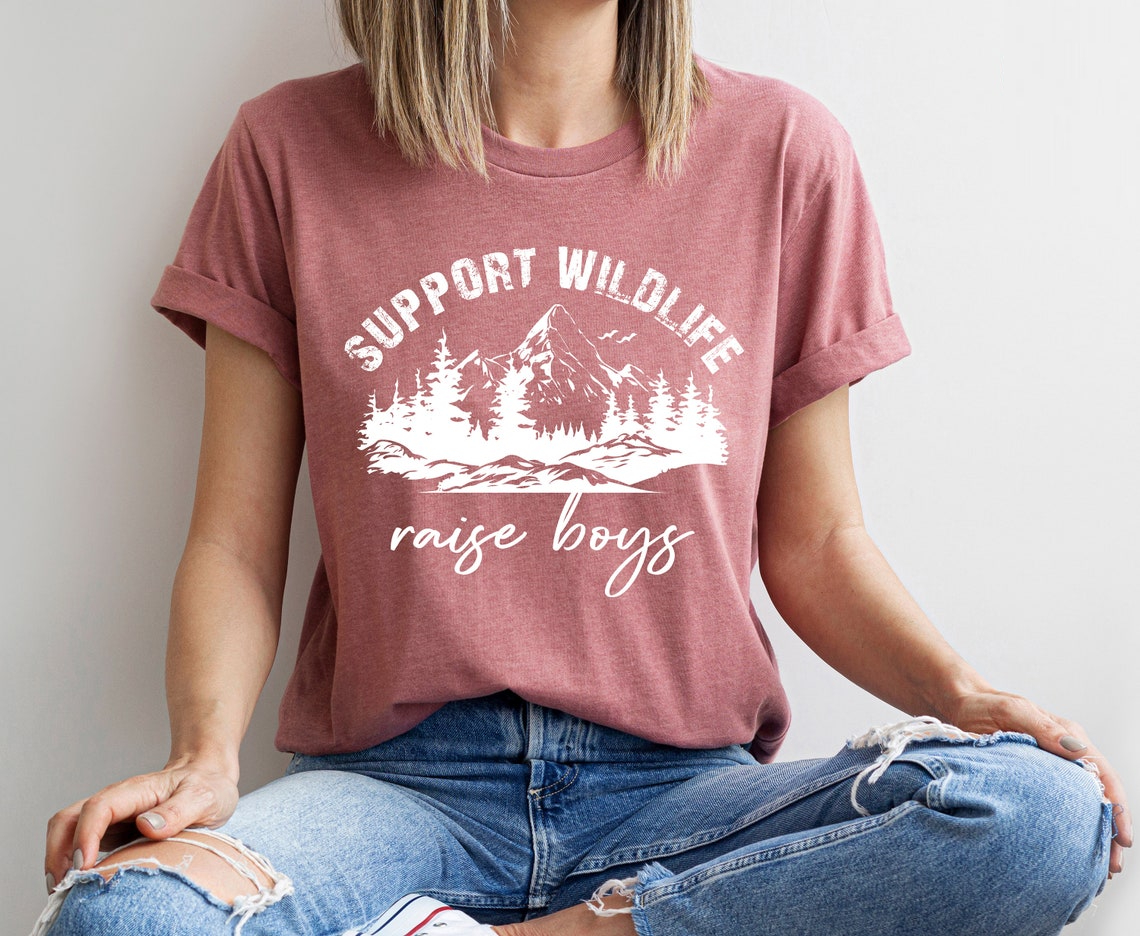 Support Wildlife Raise Boys Shirt