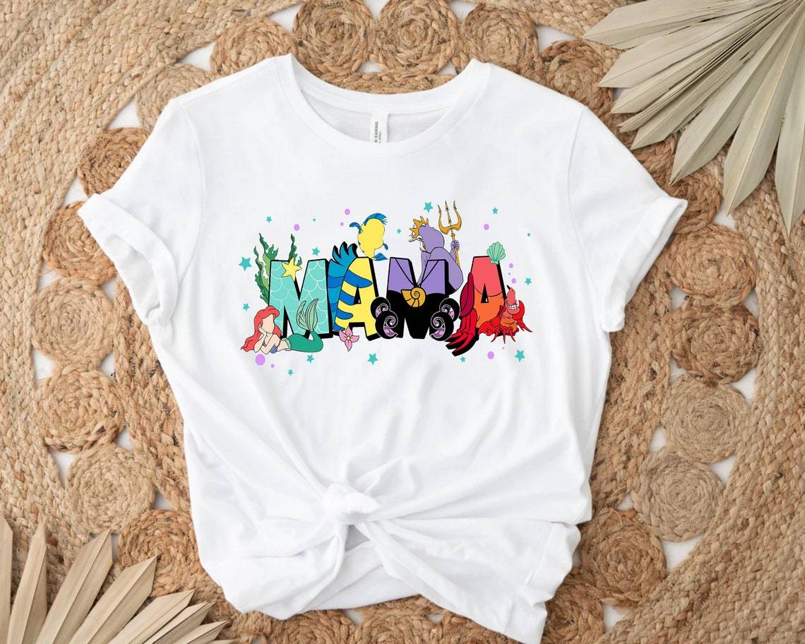 Little Mermaid Mommy Shirt