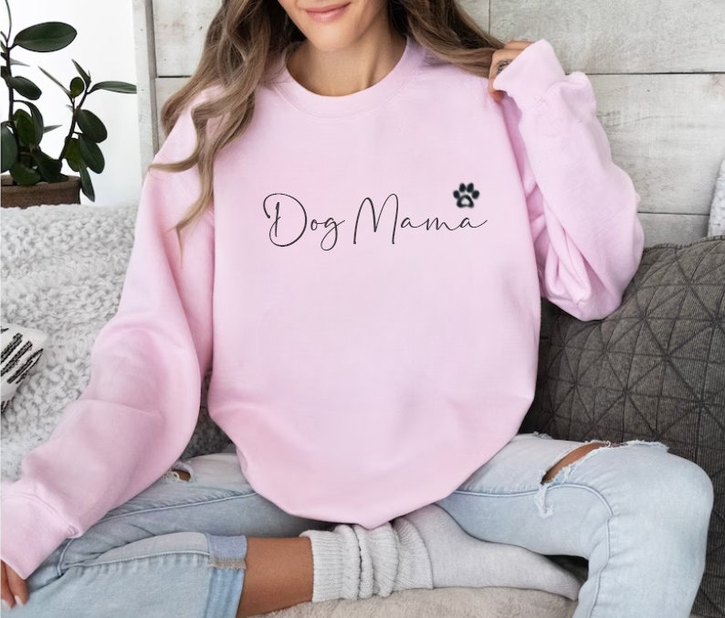Personalised Dog Mama Sweatshirt