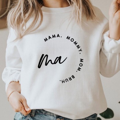 Mama Mommy Mom Bruh Sweatshirt