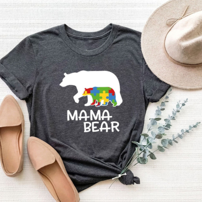Autism Mama Bear Shirt,