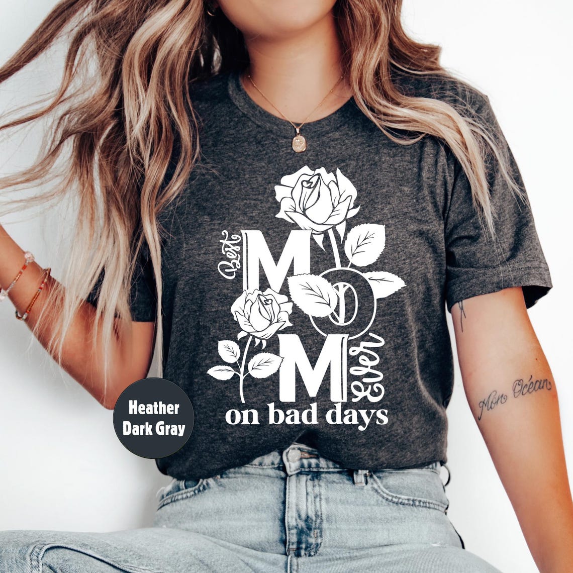Floral  Best Mom Shirt