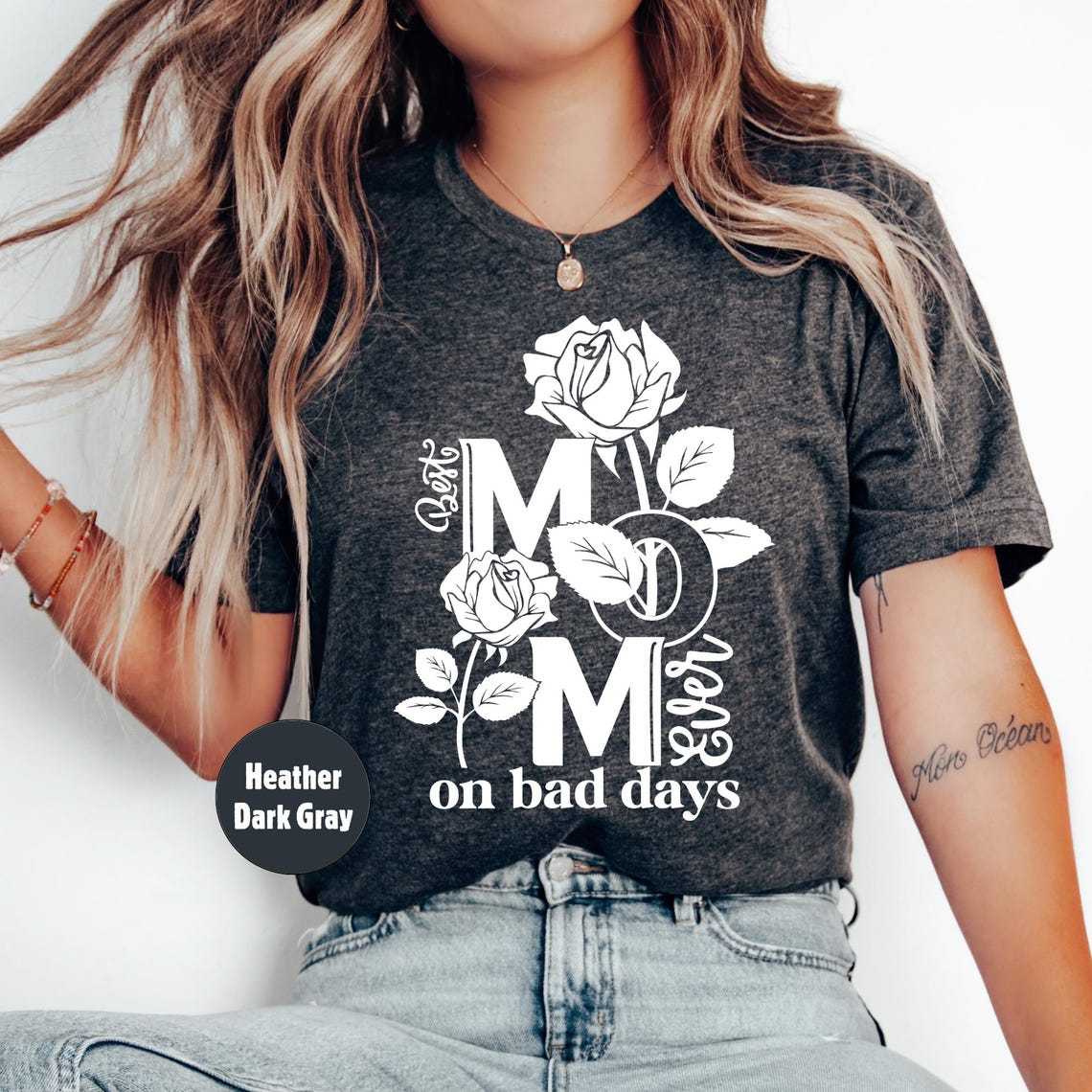 Floral  Best Mom Shirt