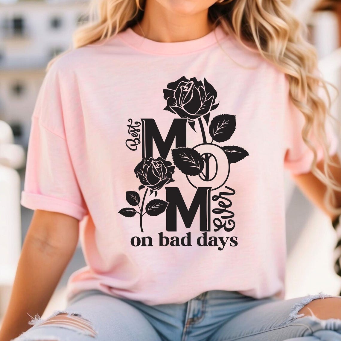 Floral  Best Mom Shirt