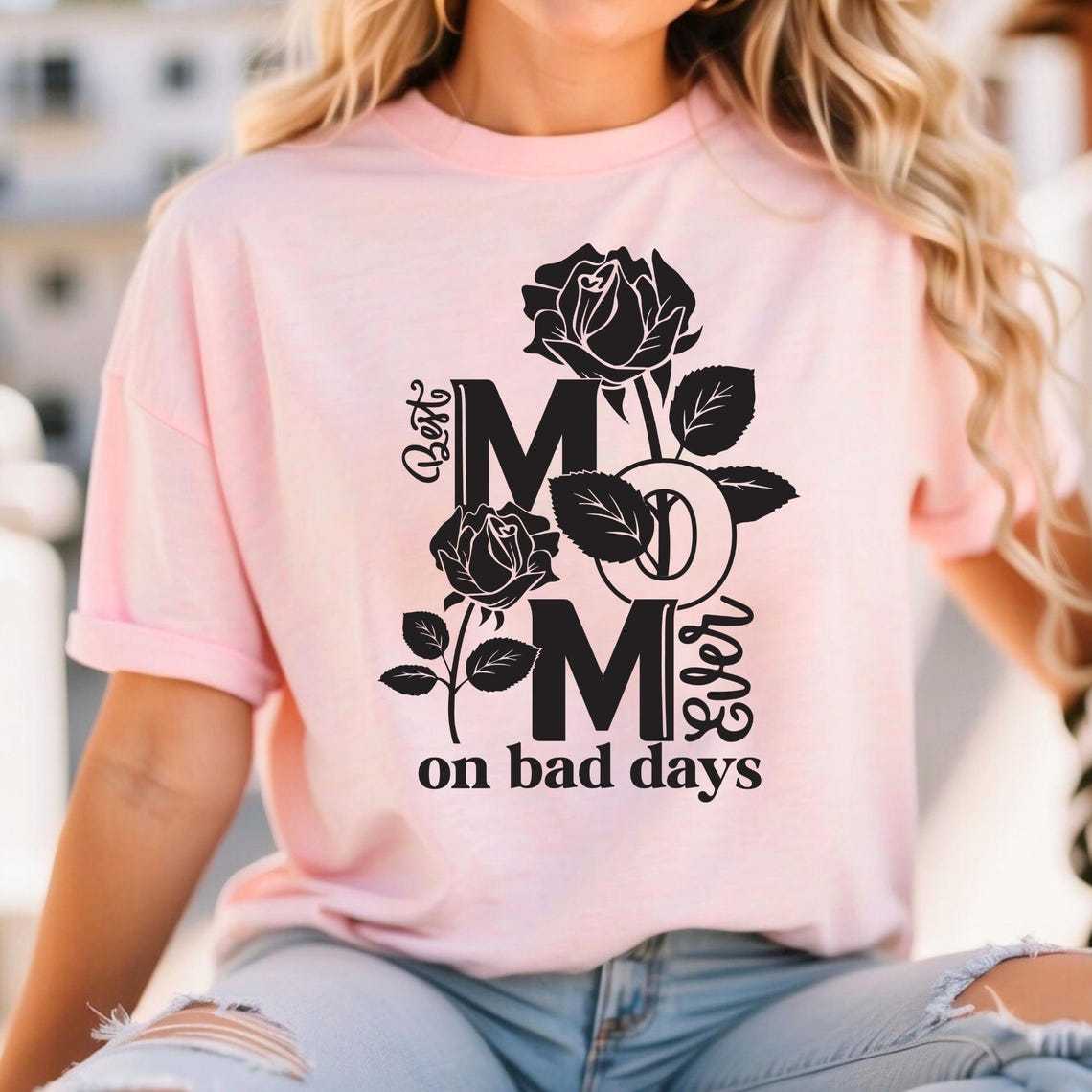 Floral  Best Mom Shirt