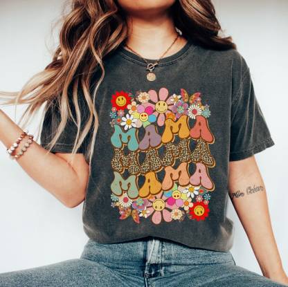 Retro Vintage Mama Shirt