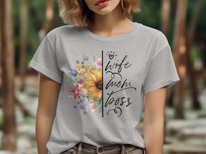 Wife Mom Boss Shirt