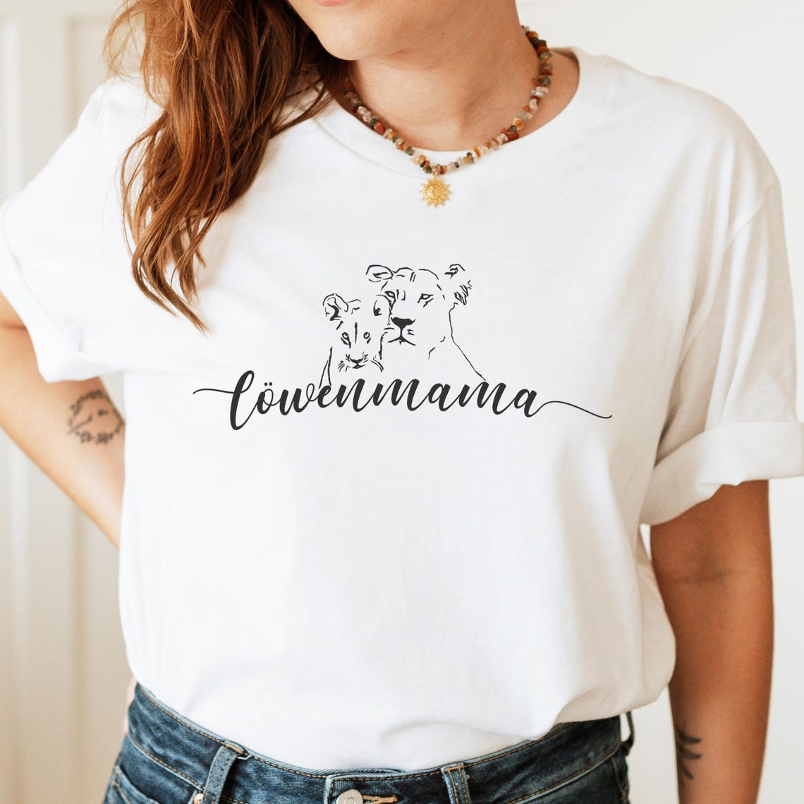 Lion Mama T-Shirt for Moms 