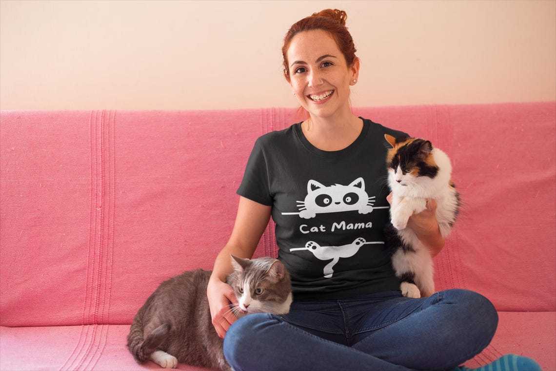 Cat Mama T-Shirt for Women