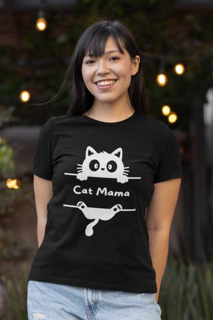 Cat Mama T-Shirt for Women