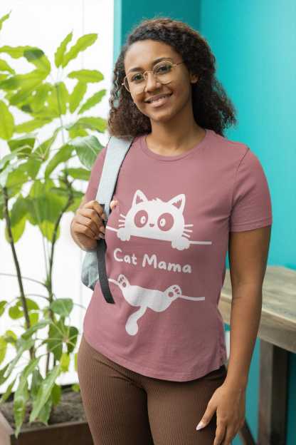 Cat Mama T-Shirt for Women