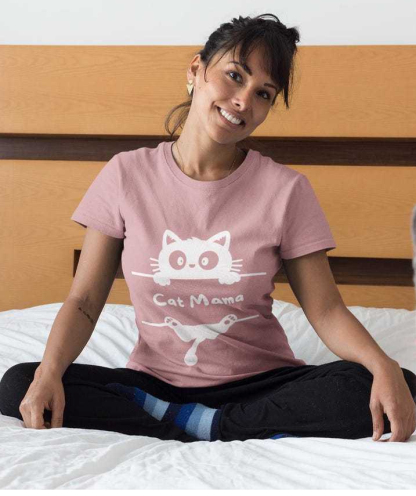 Cat Mama T-Shirt for Women