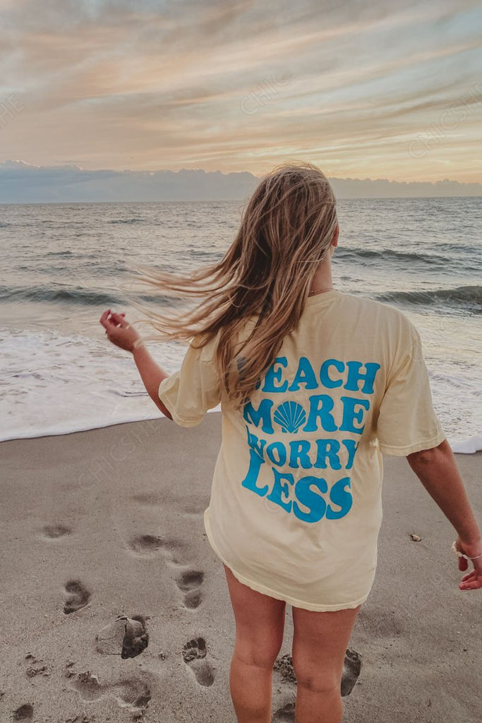 Beach More Worry Less Shirt