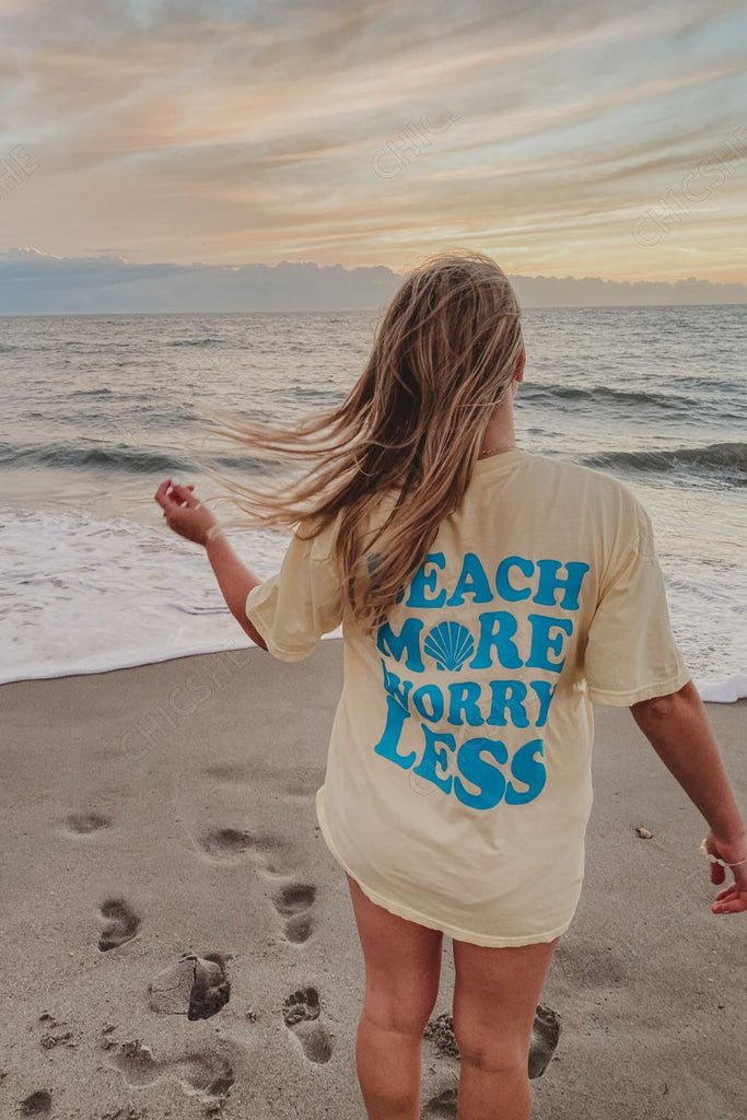 Beach More Worry Less Shirt
