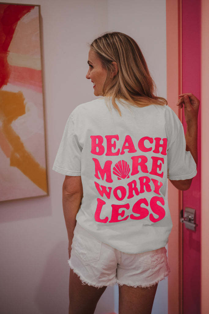 Beach More Worry Less Shirt