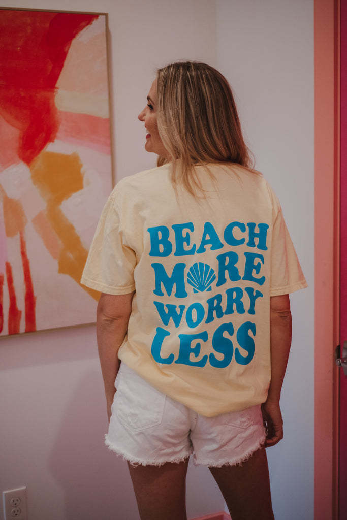 Beach More Worry Less Shirt