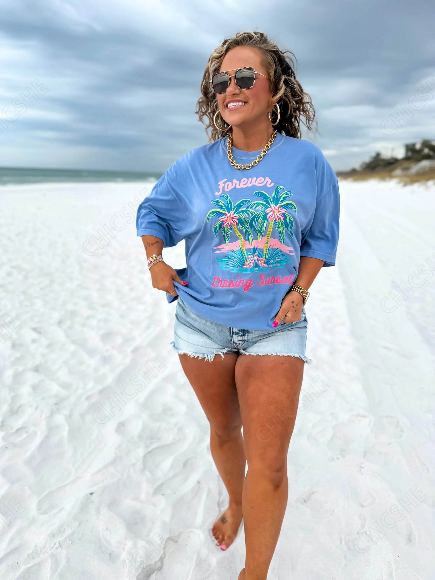 Forever Chasing Sunset Beach  T-Shirt