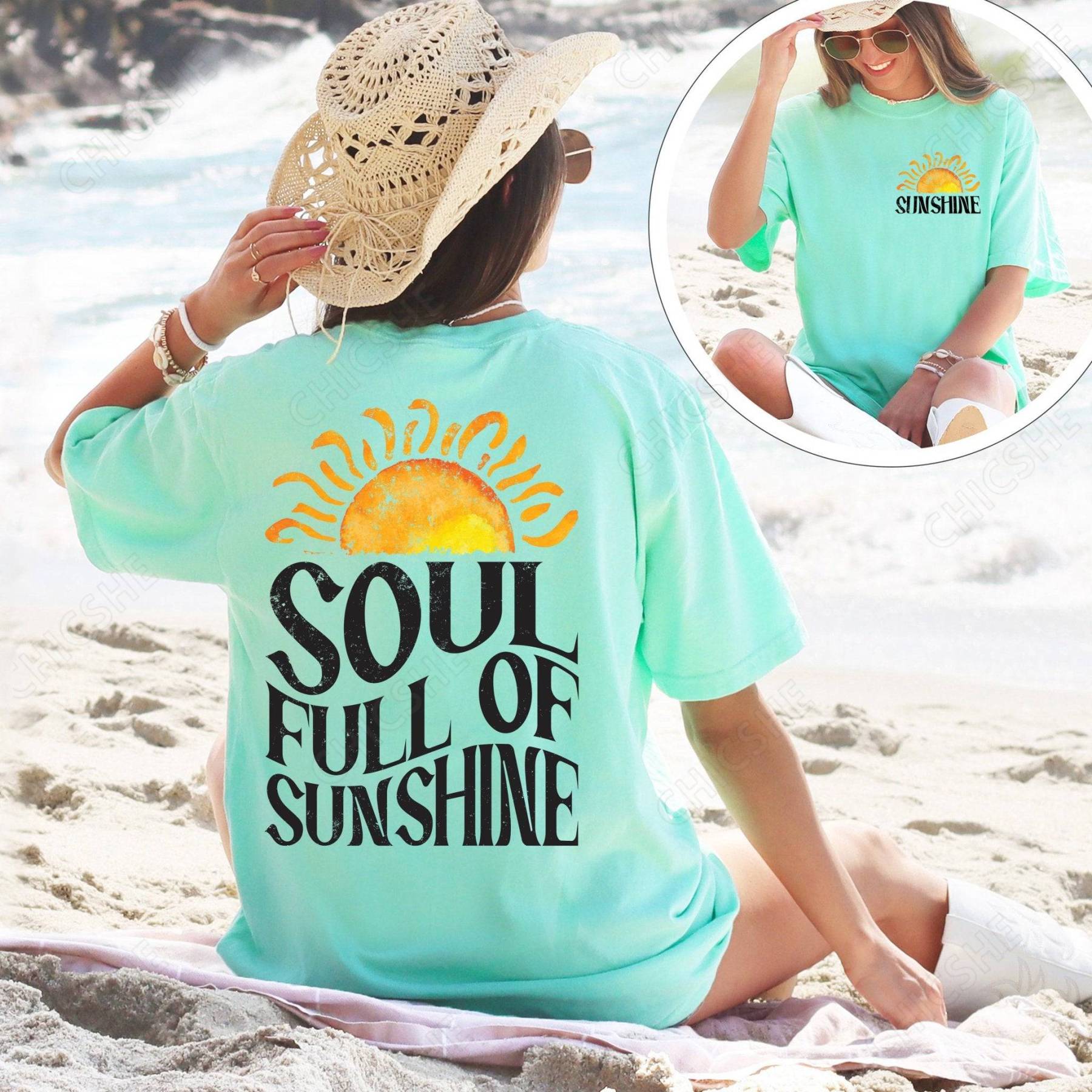 Soul Full of Sunshine Beach T-Shirt