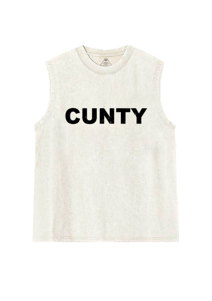 Cunty Y2K Washed Tank Chicshe