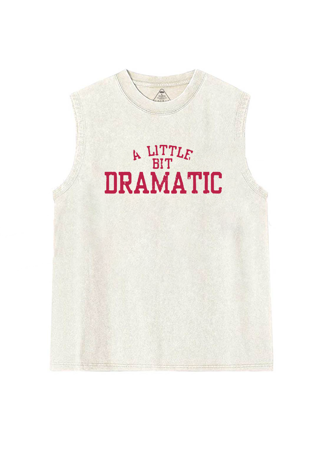 A Little Bit Dramatic Y2K Washed Tank Chicshe