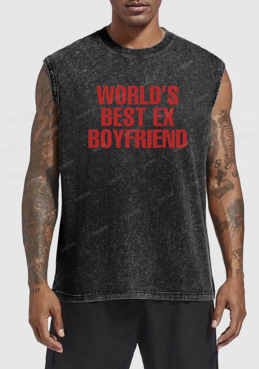 Best Ex Boyfriend Y2K Washed Tank Chicshe