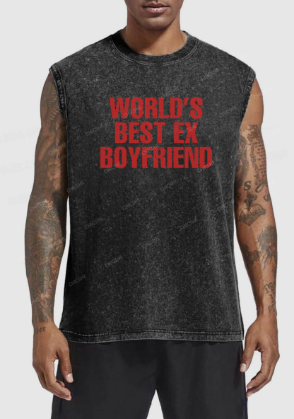 Best Ex Boyfriend Y2K Washed Tank Chicshe