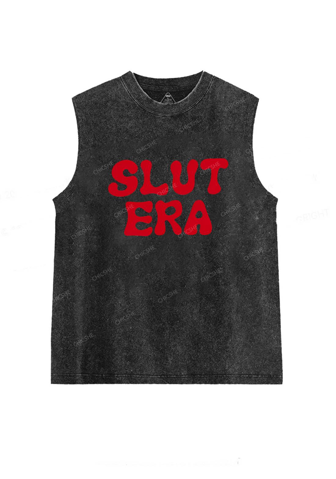 Slxt Era Y2K Washed Tank Chicshe