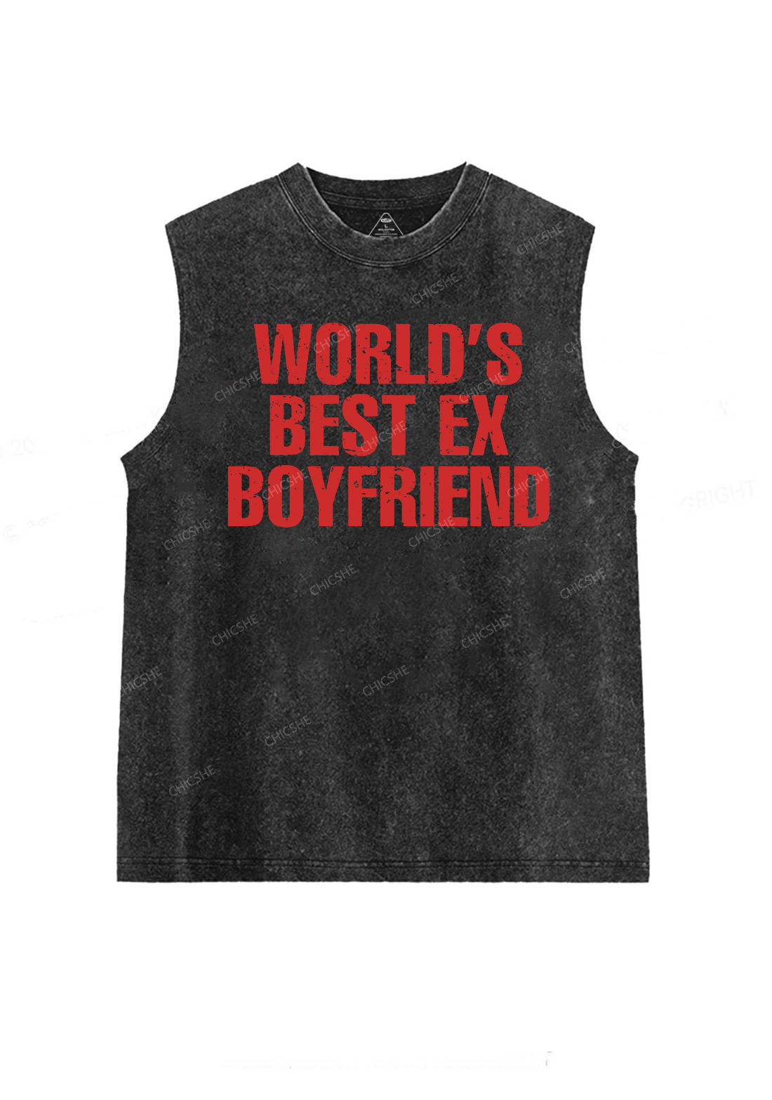Best Ex Boyfriend Y2K Washed Tank Chicshe