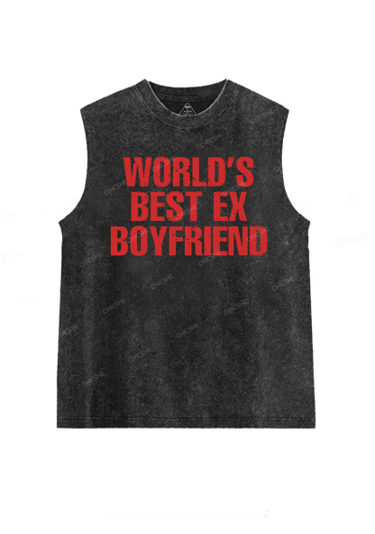 Best Ex Boyfriend Y2K Washed Tank Chicshe
