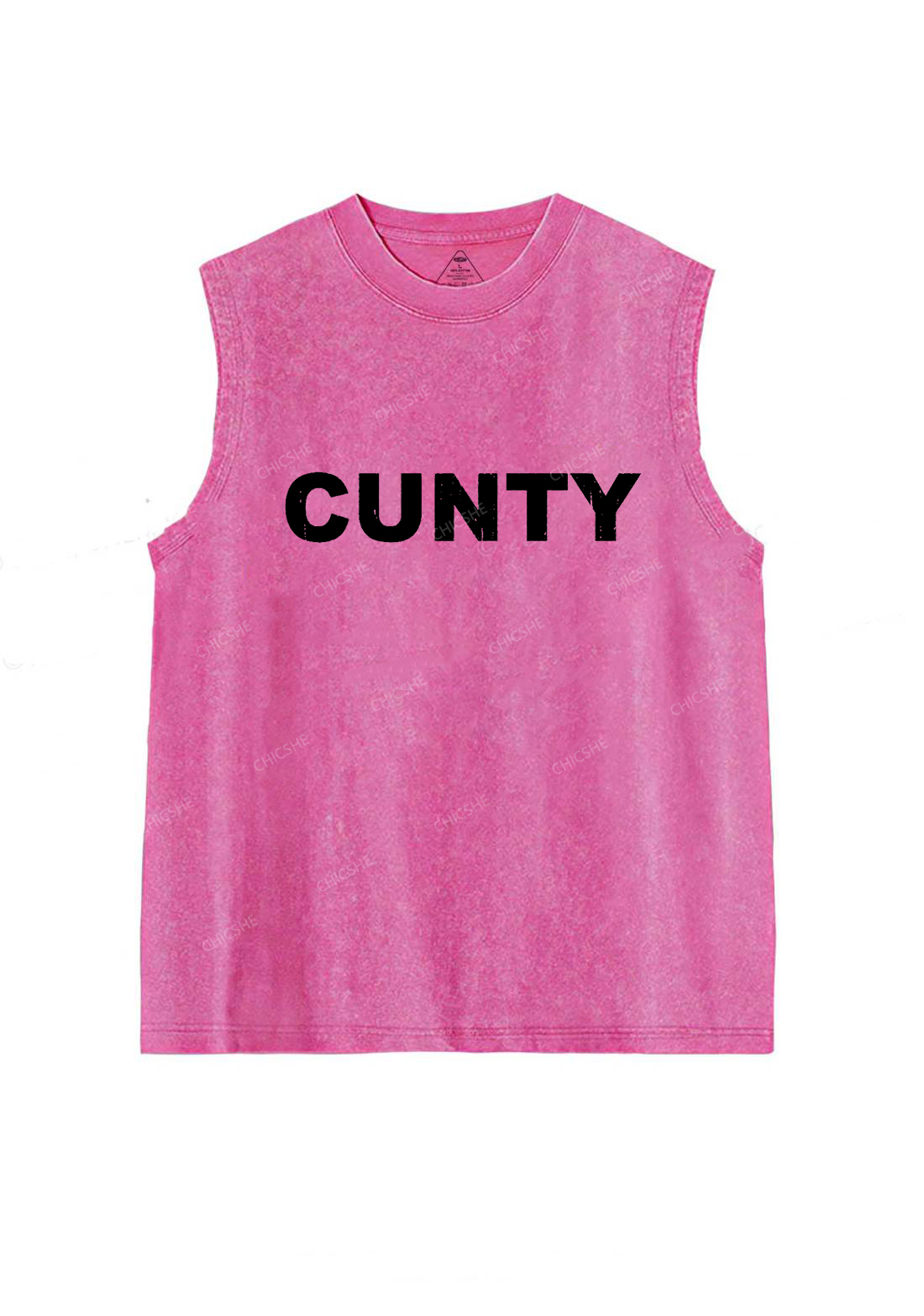Cunty Y2K Washed Tank Chicshe