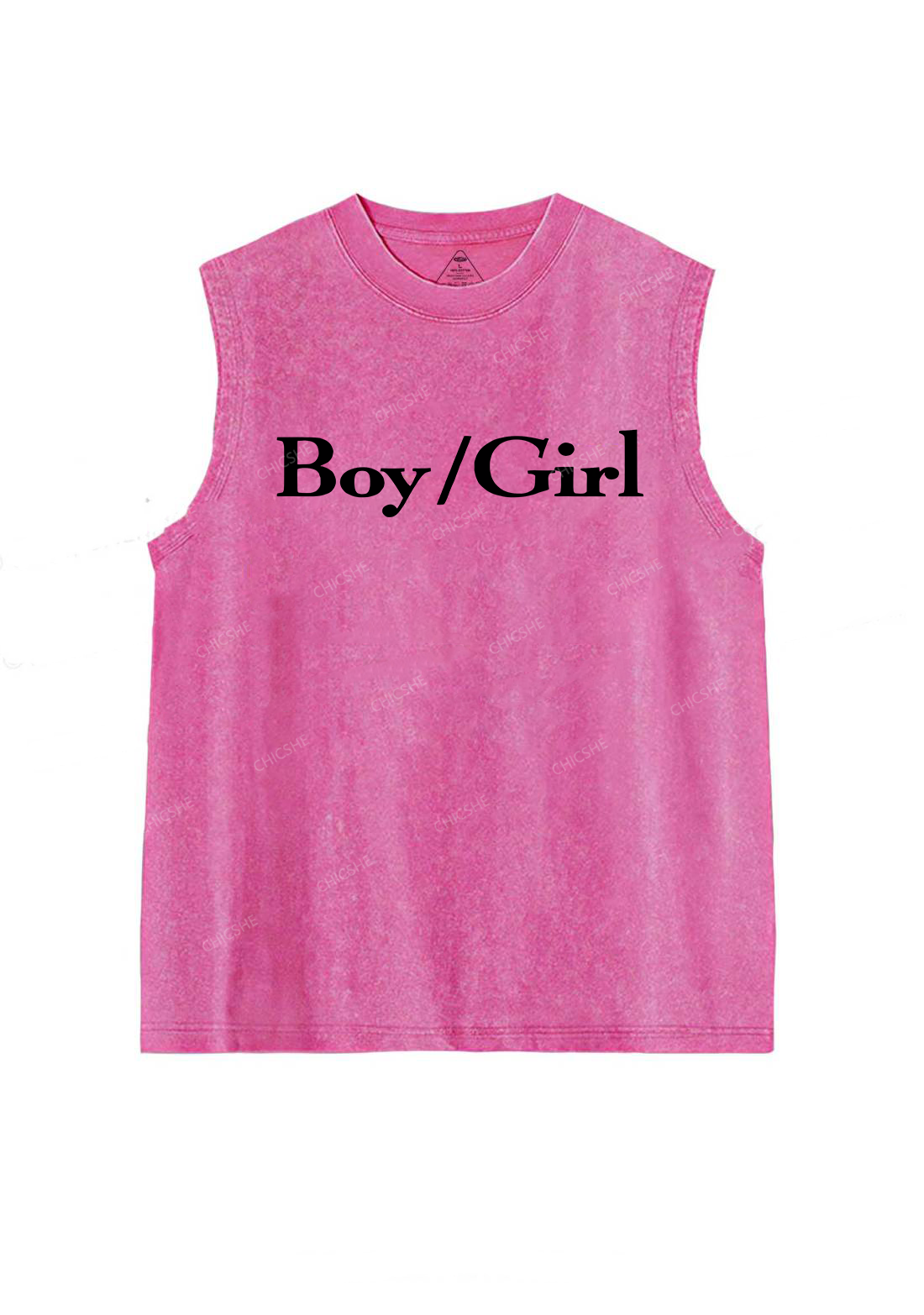 Boy Or Girl Y2K Washed Tank Chicshe