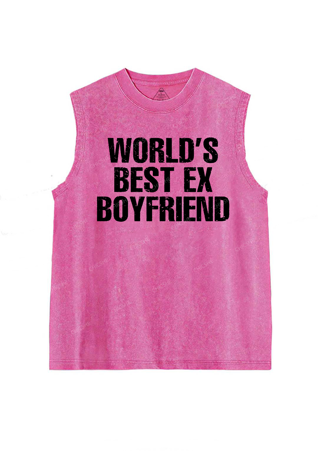 Best Ex Boyfriend Y2K Washed Tank Chicshe