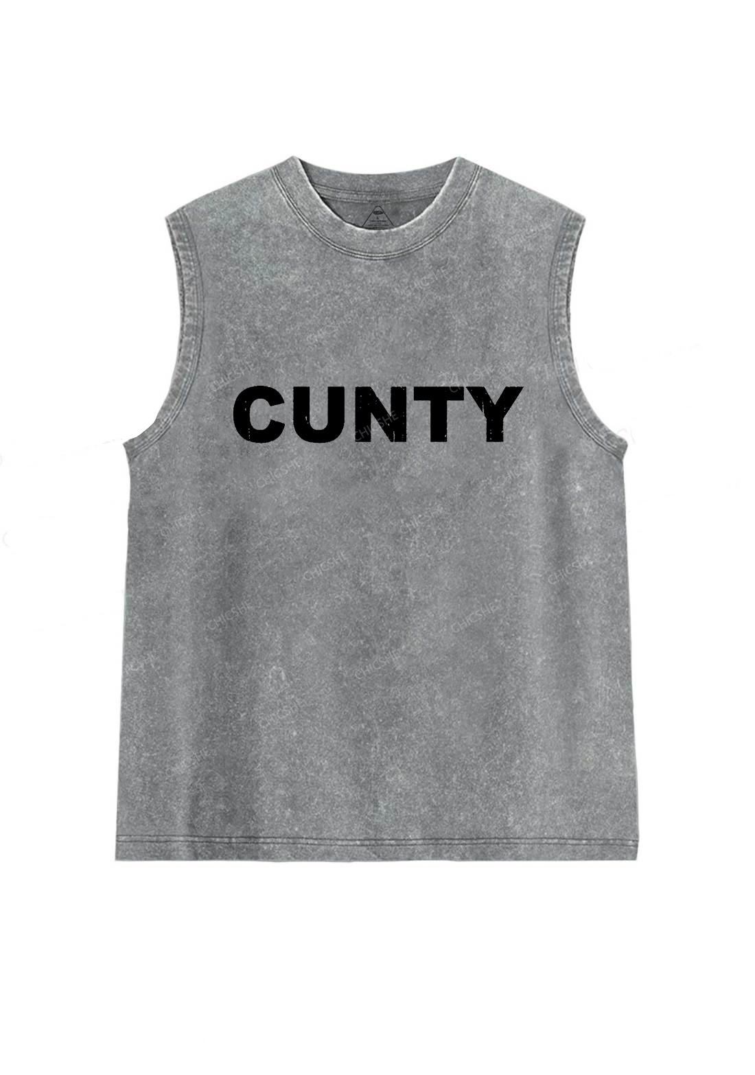 Cunty Y2K Washed Tank Chicshe