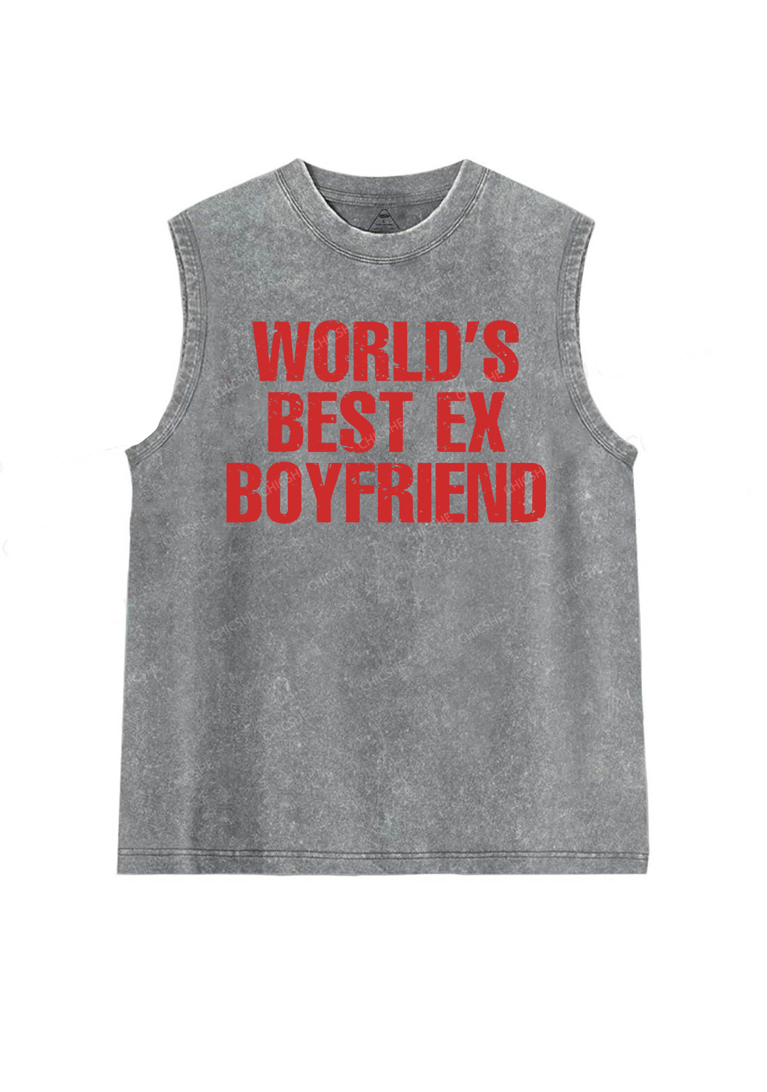 Best Ex Boyfriend Y2K Washed Tank Chicshe