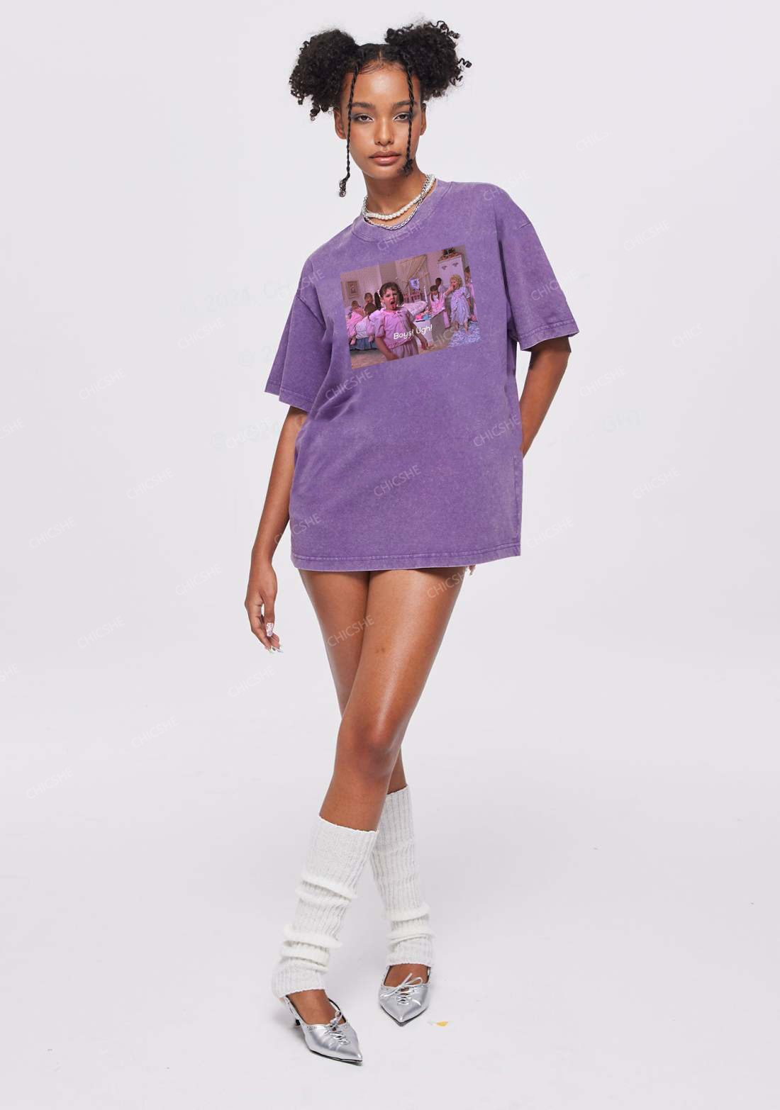 Boys Ugh Y2K Washed Tee Chicshe