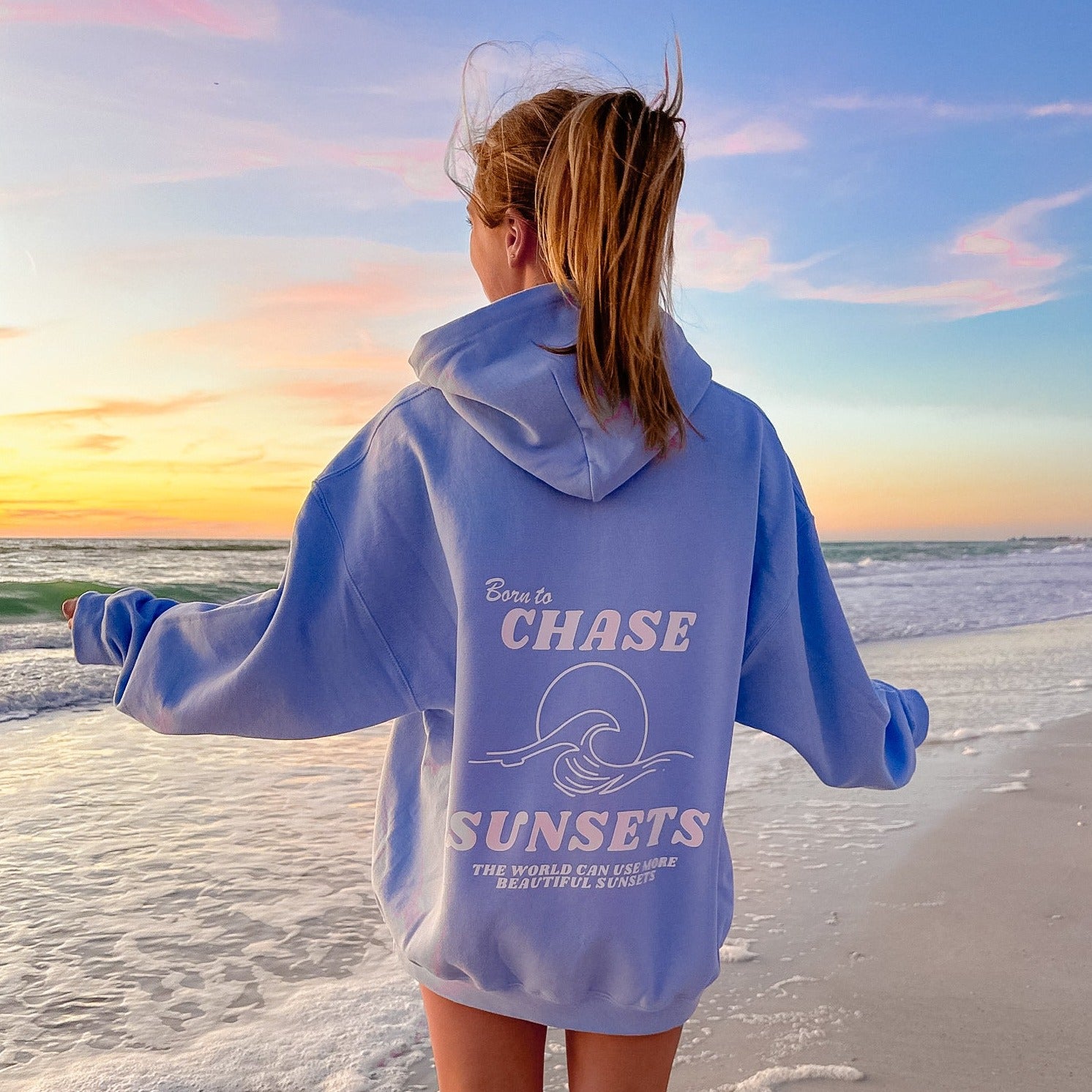 Born To Chase Sensets Hoodie