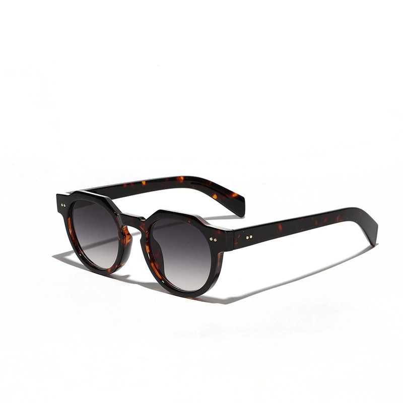 Round Frame Eyewear Steampunk Inspired Shades Retro Style Glasses