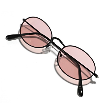 Colorful Steampunk Sunglasses Retro Oval Sunglasses Classic Eyewear