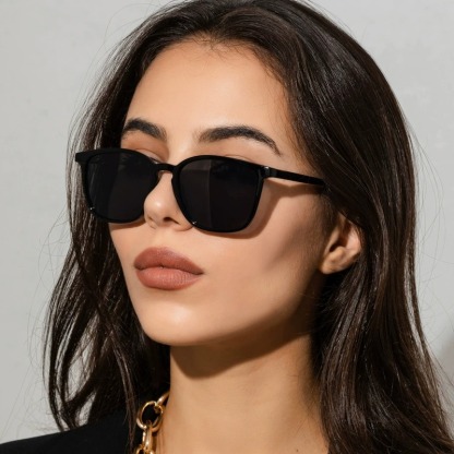 Authentic Slim Square Sunglasses Retro Edgy sunglasses for parties