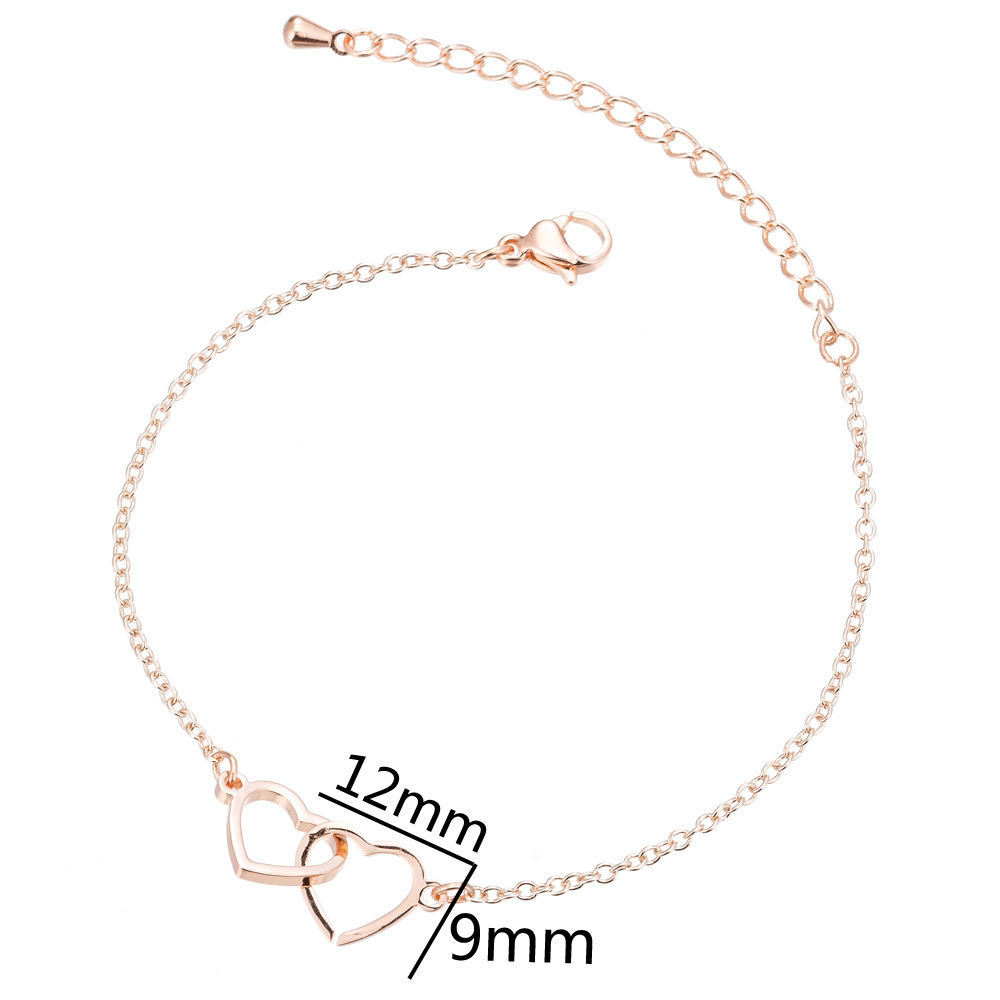 Fashion Heart to Heart Bracelet